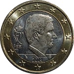 1 euro Belgique Philippe