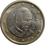 1 euro Vatican François