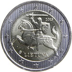 2 euros Lituanie