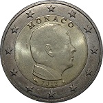 2 euros Monaco Albert II
