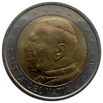 2 euros Vatican Jean-Paul II