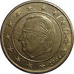 50 centimes Belgique Albert II première version