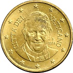 50 centimes Vatican François