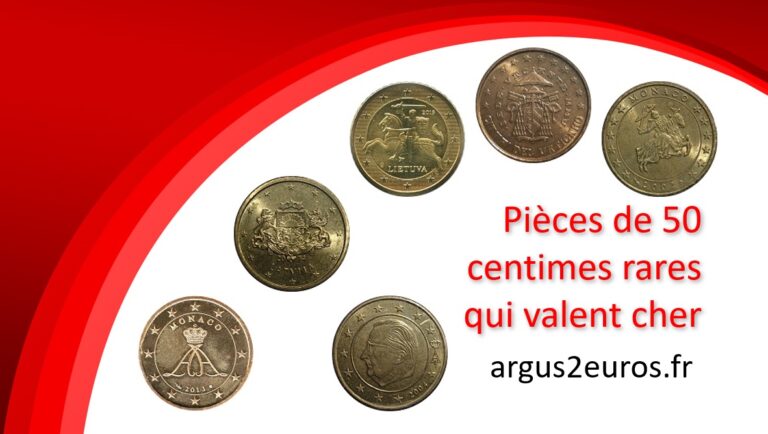 10 pièces de 50 centimes rares qui valent cher | Cote argus 23