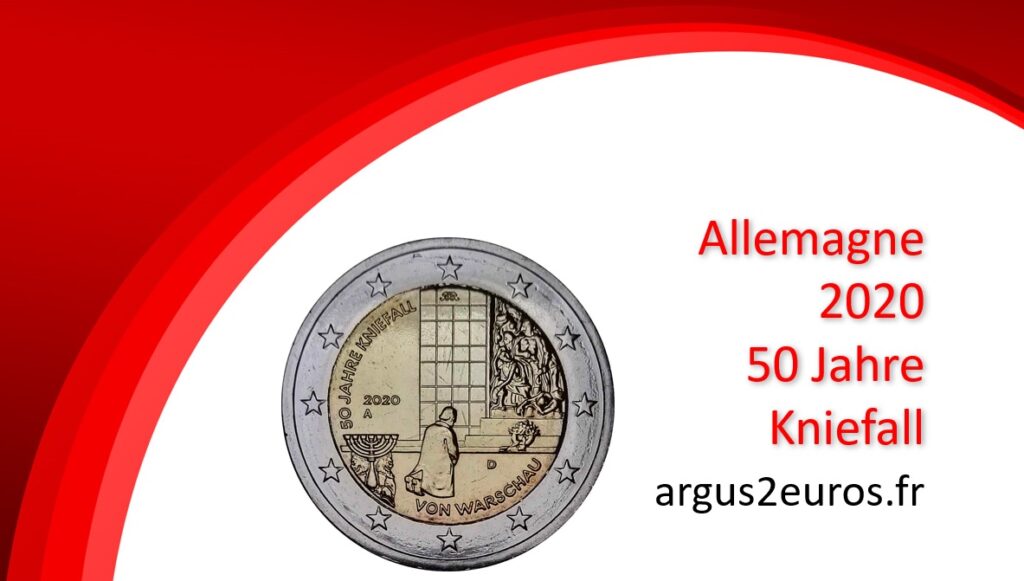 Pièce de 2 euros 50 Jahre Kniefall | Valeur argus | Prix futur