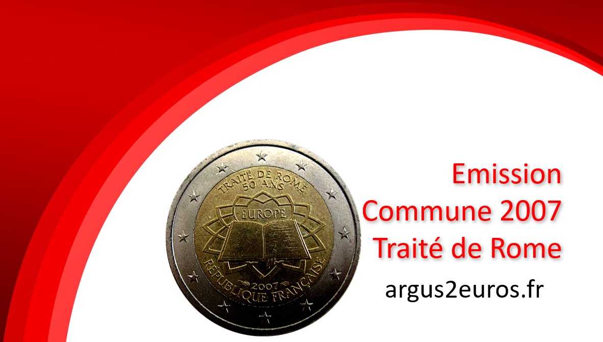 2 Euros Commémo. GRECE 2007 - Traité de Rome