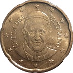 20 centimes Vatican François