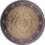 2012 - 10 ans de l'euro version autrichienne