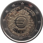 2012 - 10 ans de l'euro version finlandaise