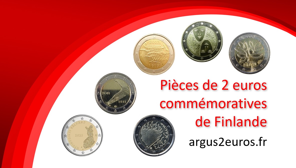 valeur des pièces de 2 euros commémoratives de Finlande