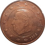 2 centimes Belgique Albert II première version