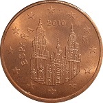 2 centimes Espagne 2ème version