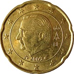 20 centimes Belgique Albert II deuxième version