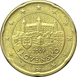20 centimes slovaquie