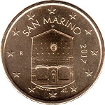 10 centimes saint-marin église de saint-françois