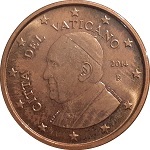 2 centimes Vatican François