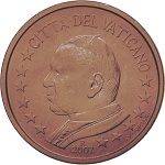 2 centimes Vatican Jean-Paul II