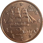 2 centimes grèce