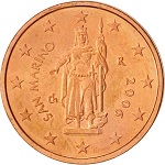 2 centimes saint-marin statue de la liberté