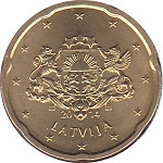 20 centimes Lettonie