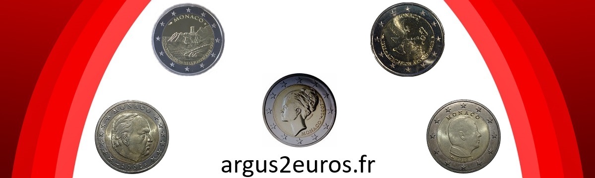Pièce de 2 euros de Monaco rare