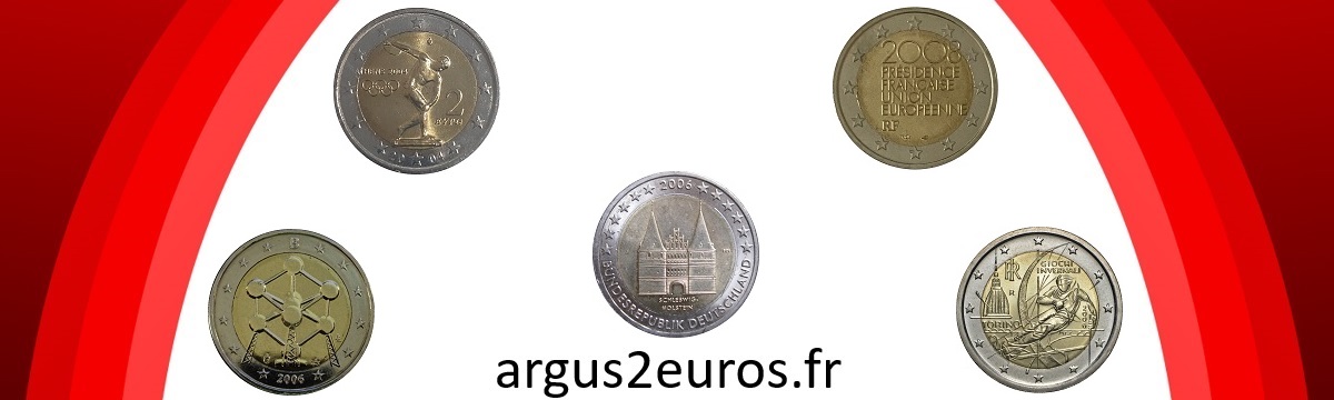 Argus2euros  Valeur d'une pièce de 2 euros par pays et année