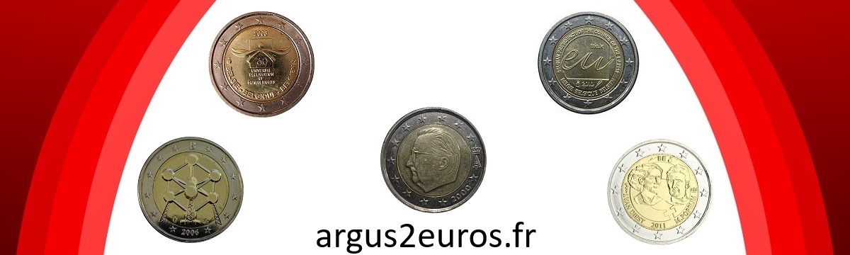 Pièce de 2 euros de Belgique rare