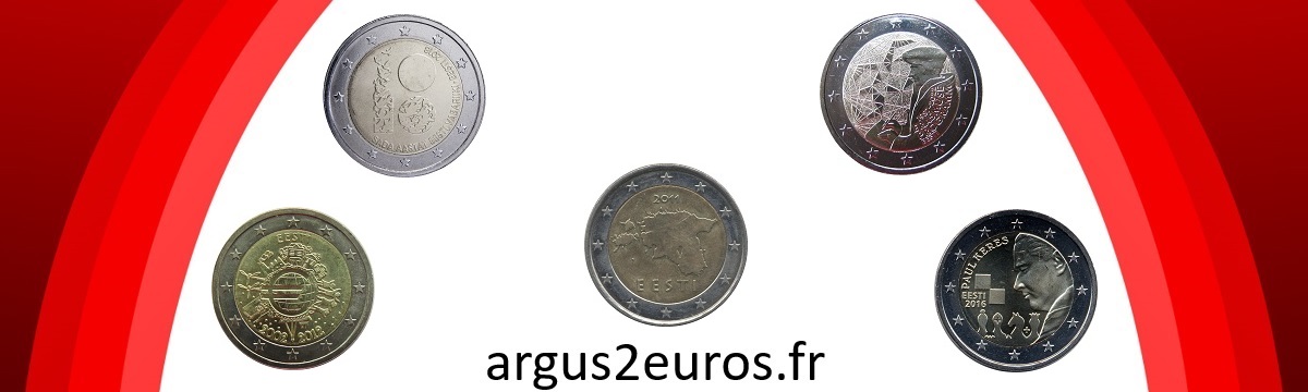 Pièce de 2 euros de Eesti rare