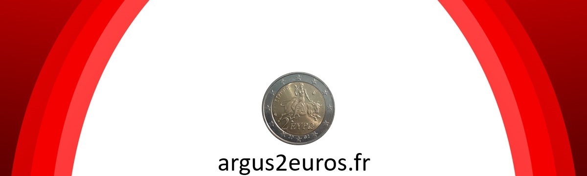 pièce de 2 euros avec un taureau et une femme