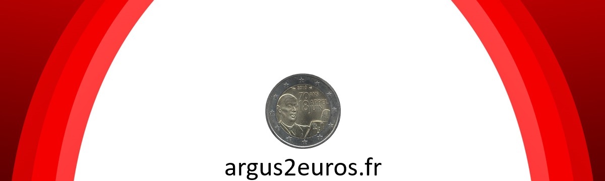 Pièce de 2 euros Appel du 18 juin 2010