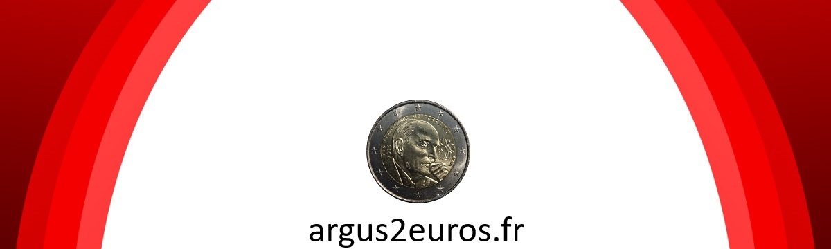 Pièce de 2 euros François Mitterrand 2016