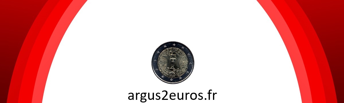 Pièce de 2 euros UEFA 2016 France