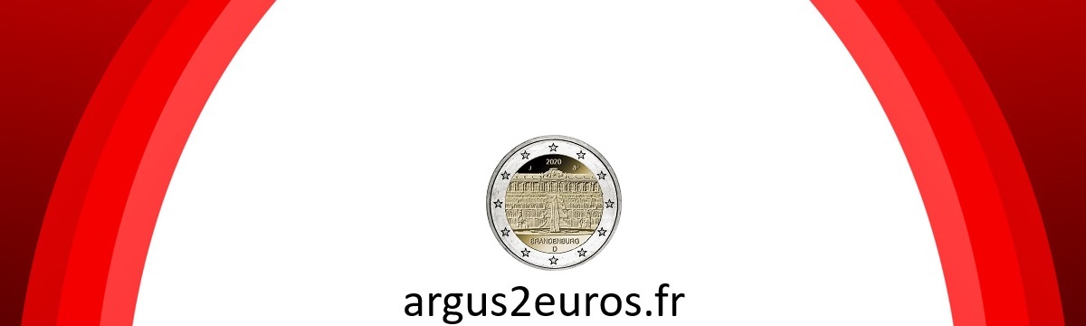 pièce de 2 euros Brandenburg 2020