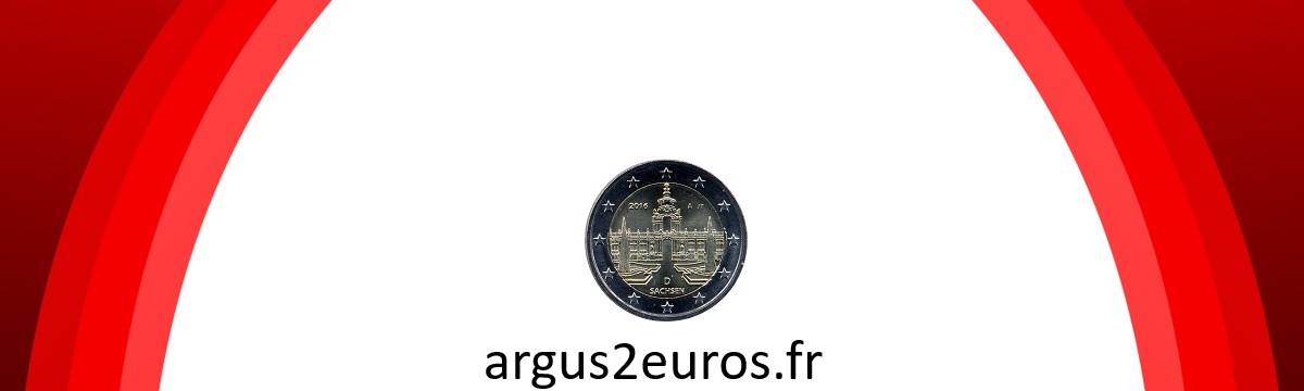 pièce de 2 euros Sachsen 2016