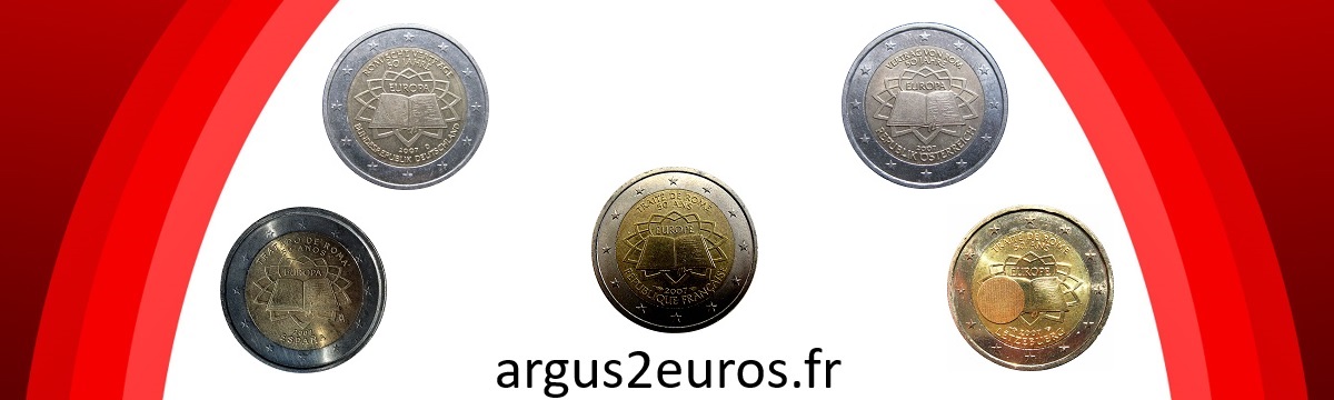 pièce de 2 euros traité de rome 2007