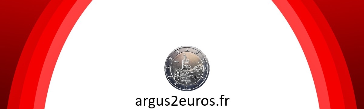 pièce de 2 euros Thüringen 2022