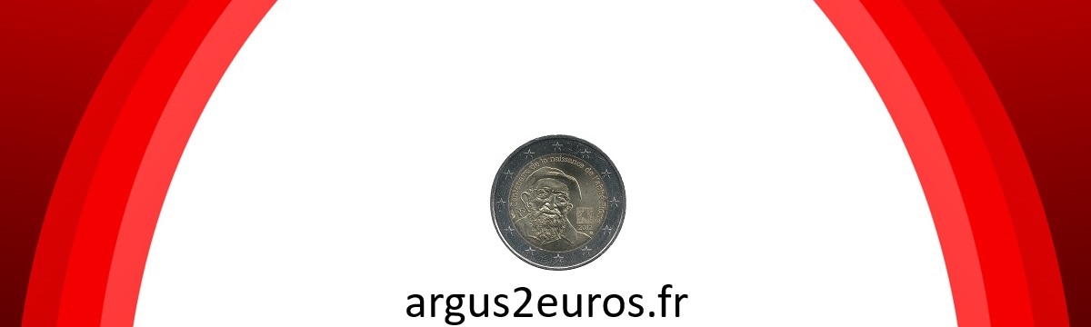Pièce 2 euros Abbé Pierre 2012