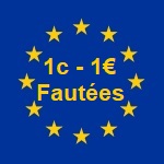 Pièces de 1 cent à 1 euro fautées