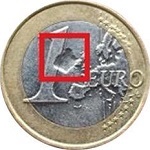 1 euro manque de métal