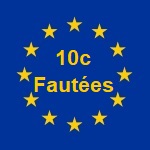 Pièces de 10 centimes fautées