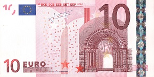 Billet de 10 euros v1 - avant