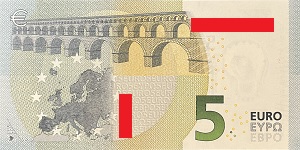 Billet de 5 euros v2 - arrière