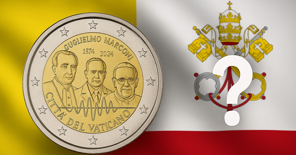 pourquoi 2 euro Marconi 2024 non emise