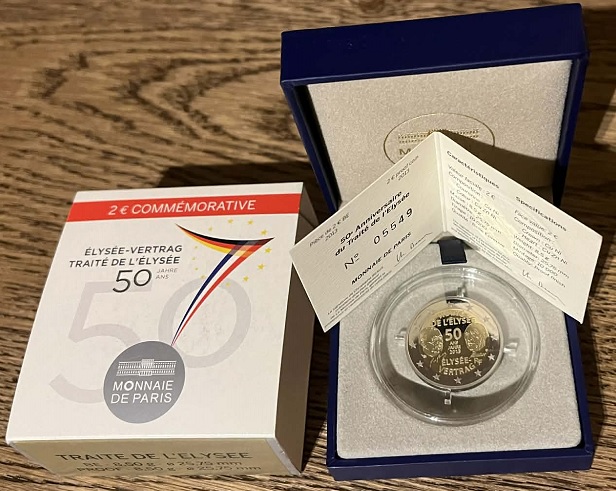 2013 - 50 ans de la signature du traité de l'Elysée be