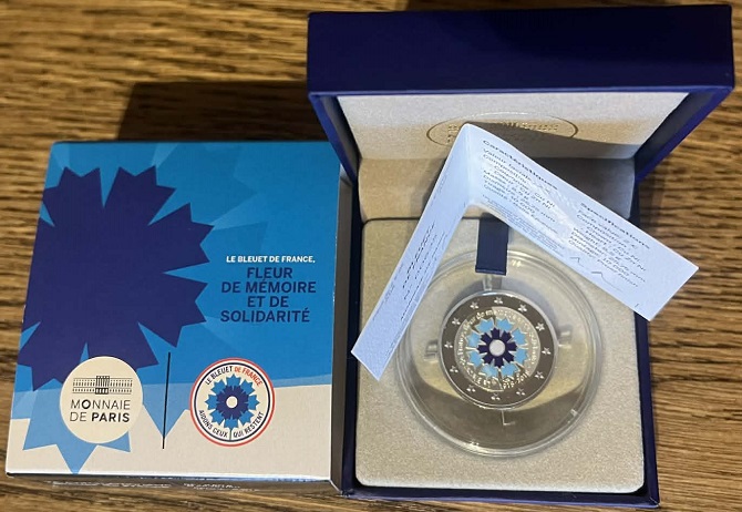 2018 - Bleuet du souvenir 100 ans de la fin de la Première Guerre Mondiale be
