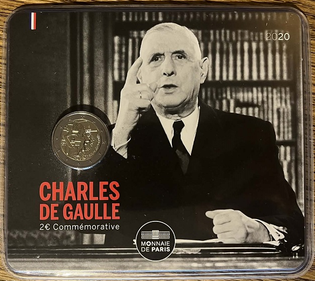 2020 - 130 ans de la naissance de Charles de Gaulle bu avant