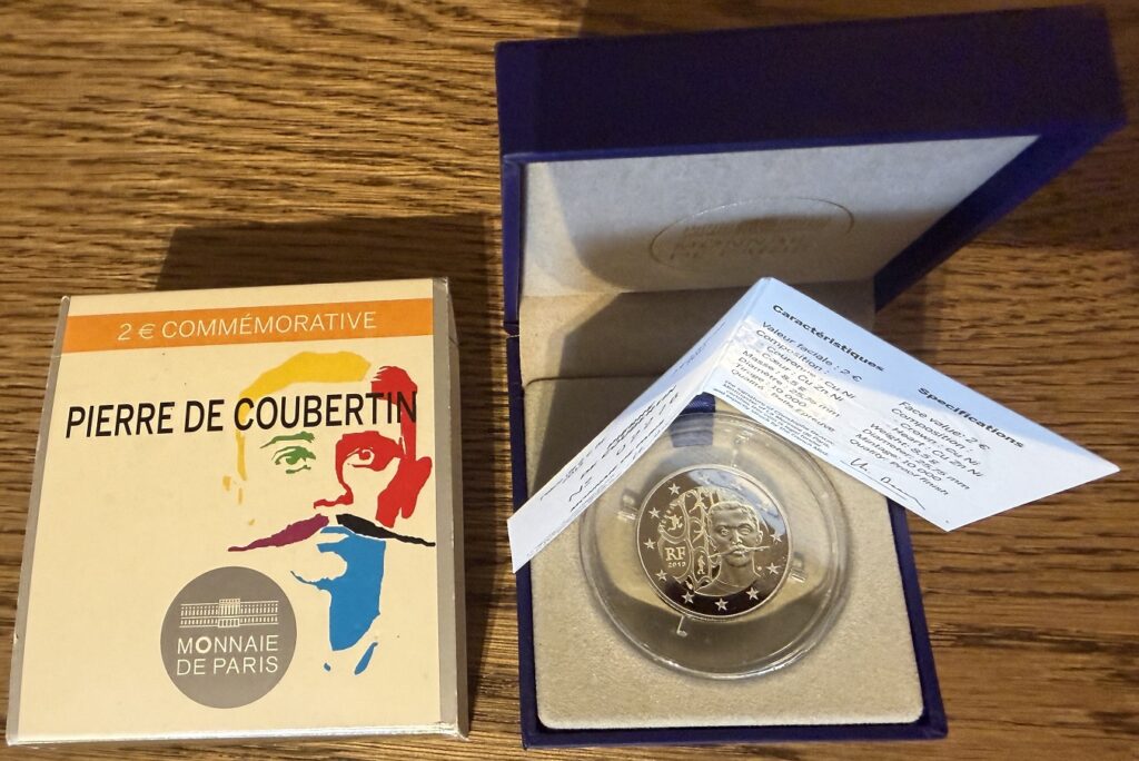 2013 - 150 ans de la naissance de Pierre de Coubertin be