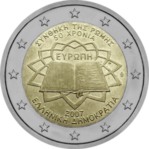 59 pièces de 2 euros de Grèce | Valeur, Photos & Infos