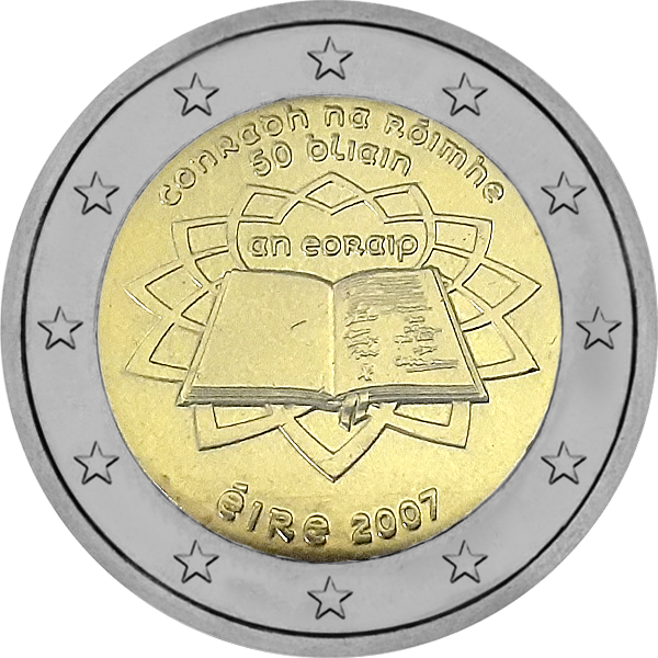 2007 – 50 ans du Traité de Rome – version irlandaise