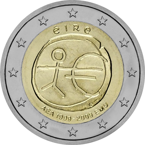 2009 – 10 ans de l’Union Économique et Monétaire – version irlandaise